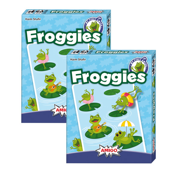 (2 Ea) Froggies Amigo Card Game My First - AMG22100-2