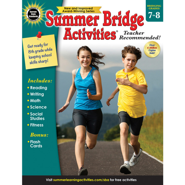 Summer Bridge Activities Workbook, Grade 7-8, Paperback - CD-704703