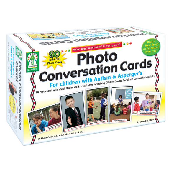 Photo Conversation Cards for Children with Autism and Asperger's - KE-845035