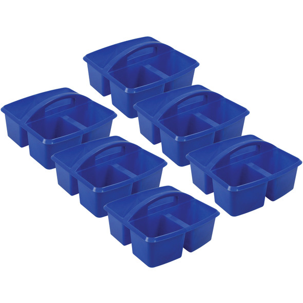 Small Utility Caddy, Blue, Pack of 6 - ROM25904-6