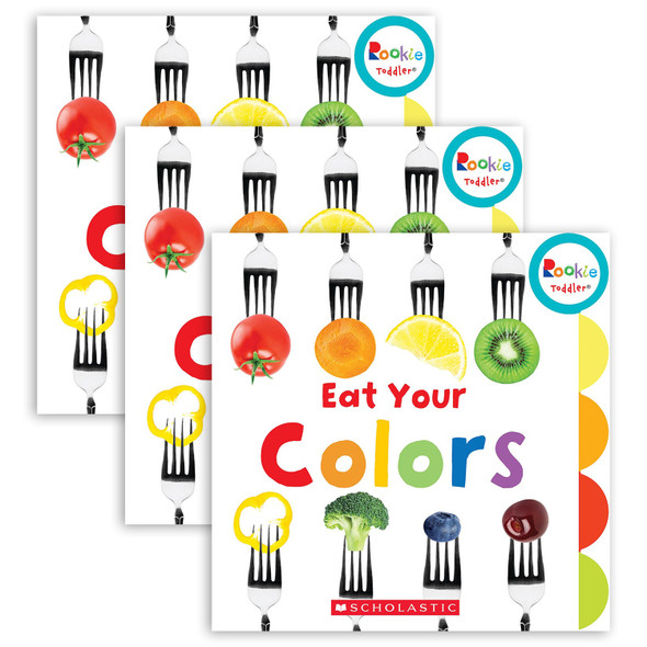 (3 Ea) Board Book Eat Your Colors - SB-9780531226193-3