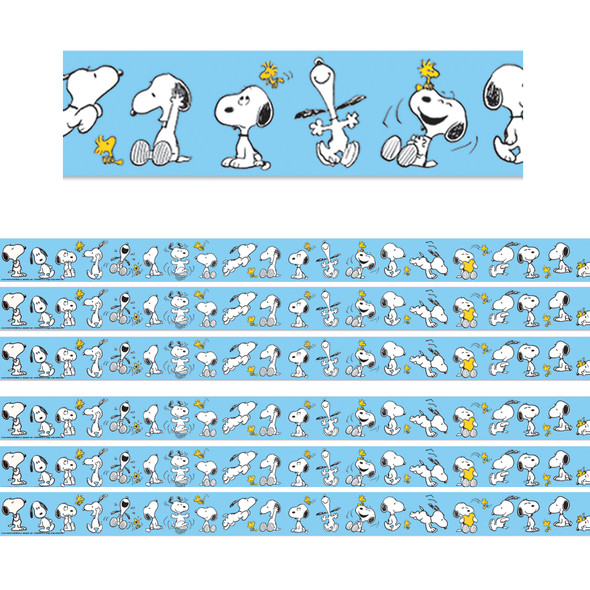 Snoopy Lineup Deco Trim, 37 Feet Per Pack, 6 Packs