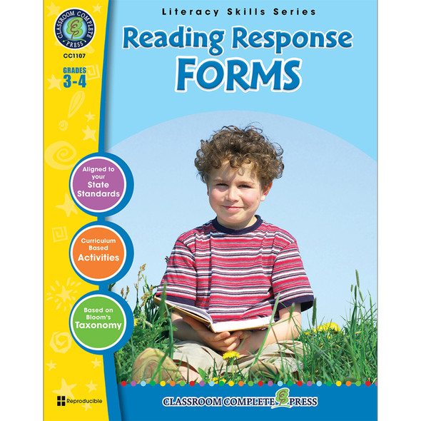 (3 EA) READING RESPONSE FORMS GRS 3-4