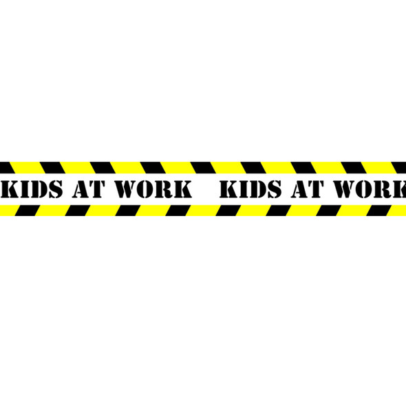 Kids at Work Straight Border, 36 Feet Per Pack, 6 Packs - CD-3315BN - 005019