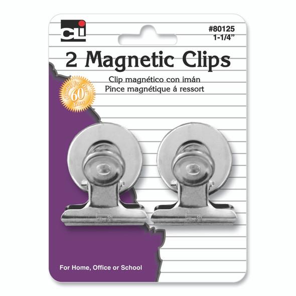 Magnetic Spring Clips, 2 Per Pack, 24 packs - CHL80125BN