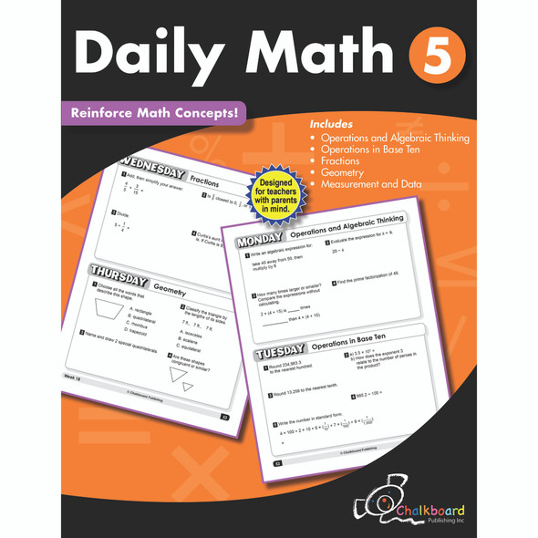 Daily Math Workbook, Grade 5