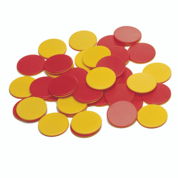 Two-Color Counters - Plastic - Set of 200 - 3 Sets