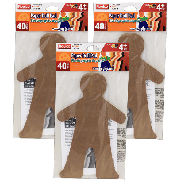 Paper Doll Pad, 40 Sheets Per Pad, 3 Pads - R-51448BN
