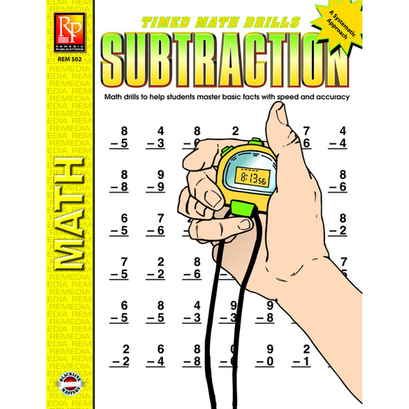 (3 EA) TIMED MATH DRILLS SUBTRACTION