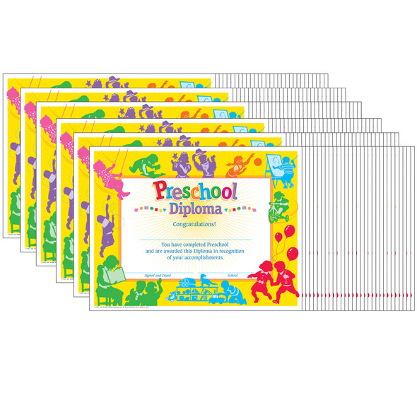 Classic Preschool Diploma, 30 Per Pack, 6 Packs - T-17001BN - 005089