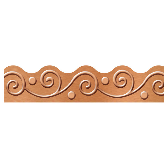 I ♥ Metal Copper Scrolls Terrific Trimmers, 39' - T-92680