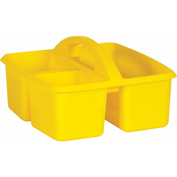 Yellow Plastic Storage Caddy, Pack of 6 - TCR20912BN
