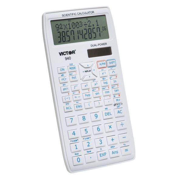 Scientific Calculator with 2 Line Display, Pack of 3 - VCT940BN