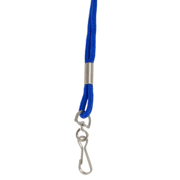 Standard Lanyard Hook Rope Style, Blue, Pack of 24 - BAUM68903BN