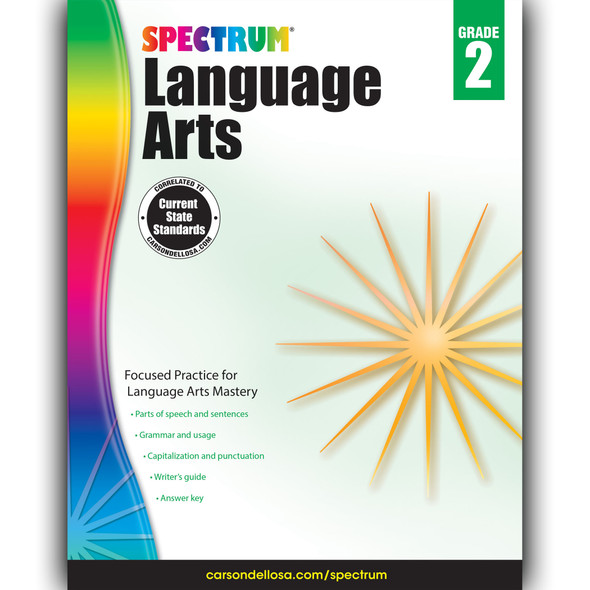 Language Arts Workbook, Grade 2, Paperback - CD-704589