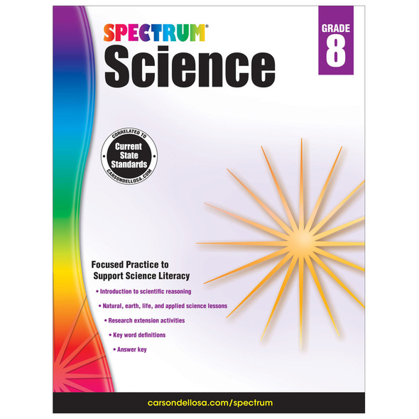 Science Workbook, Grade 8, Paperback, Pack of 2