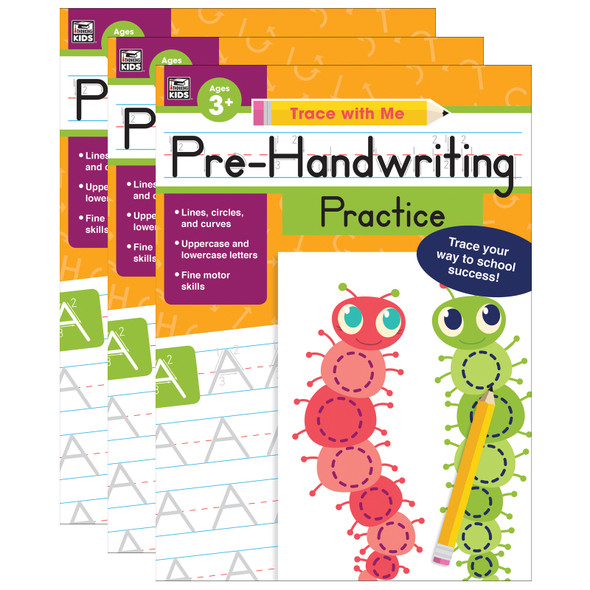 Pre-Handwriting Practice, Pack of 3