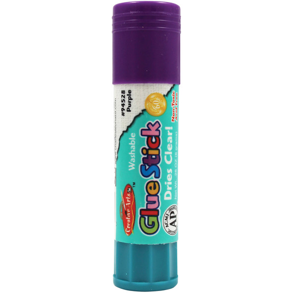 Economy Glue Stick .28 oz., Purple, Pack of 72 - CHL94528BN