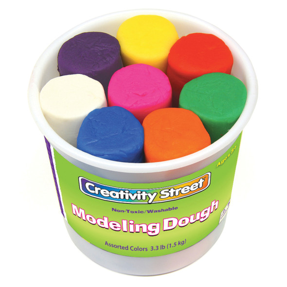 Modeling Dough, Assorted 8 Colors, 2 lb. Per Pack, 2 Packs