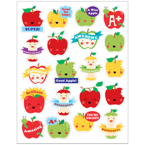Apple Scented Stickers, Pack of 80 - EU-650947