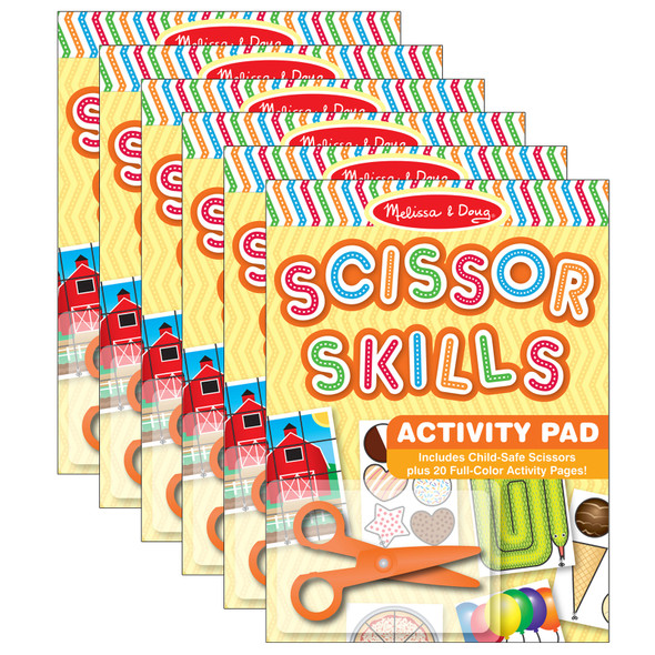 Scissor Skills Activity Pad, Pack of 6