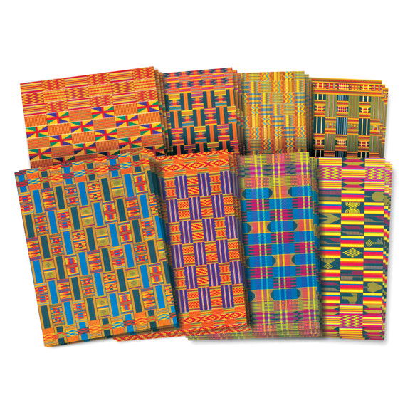 African Textile Paper, 8-1/2" x 11", 32 Sheets - R-15273