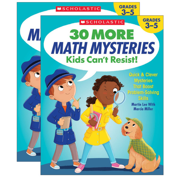 30 More Math Mysteries Kids Cant Resist!, Set of 2 - SC-825730BN