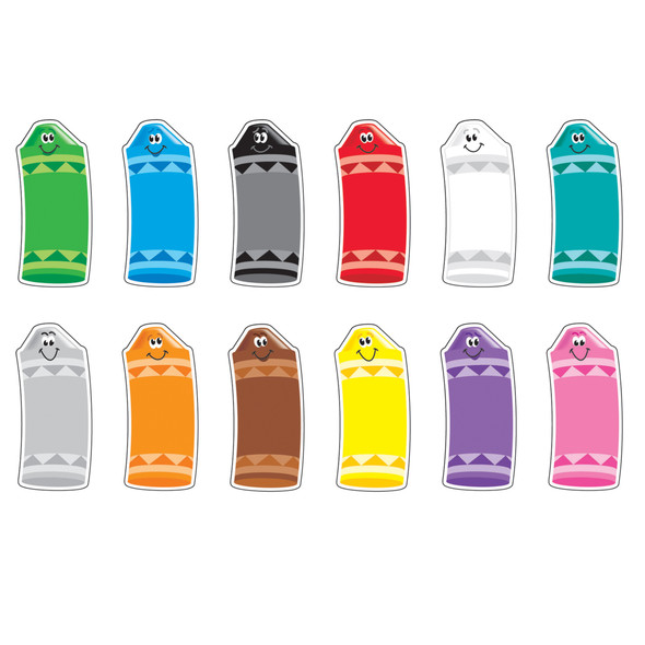 Crayon Colors Classic Accents Variety Pack, 72 Per Pack, 6 Packs - T-10904BN