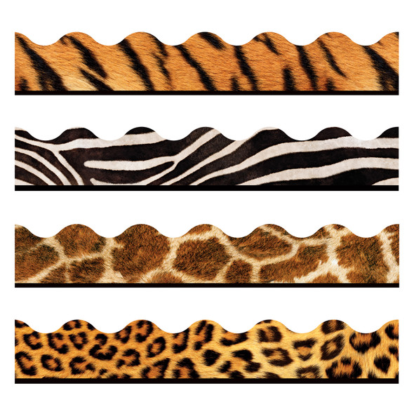 Animal Prints Terrific Trimmers Variety Pack, 156' Per Pack, 2 Packs - T-92917BN - 005089