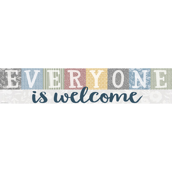 Class Cottage Everyone Welcome Banner