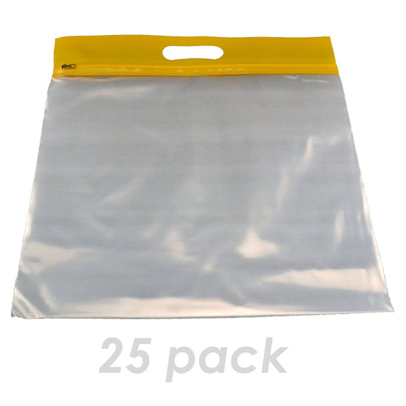 Storage Bag, Yellow, Pack of 25