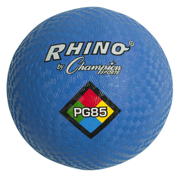 Rhino Playground Balls, 8-1/2"D, Two Ply, Nylon Wound, Blue Rhino Playground Balls, 8-1/2"D, Two Ply, Nylon Wound, Blue