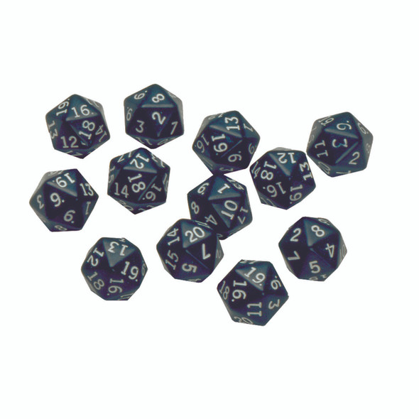 Polyhedra Dice - 20 Sides - 12 Per Pack - 3 Packs Polyhedra Dice - 20 Sides - 12 Per Pack - 3 Packs