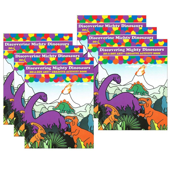 Discovering Mighty Dinosaurs Creative Art & Activity Book, Pack of 6 Discovering Mighty Dinosaurs Creative Art & Activity Book, Pack of 6