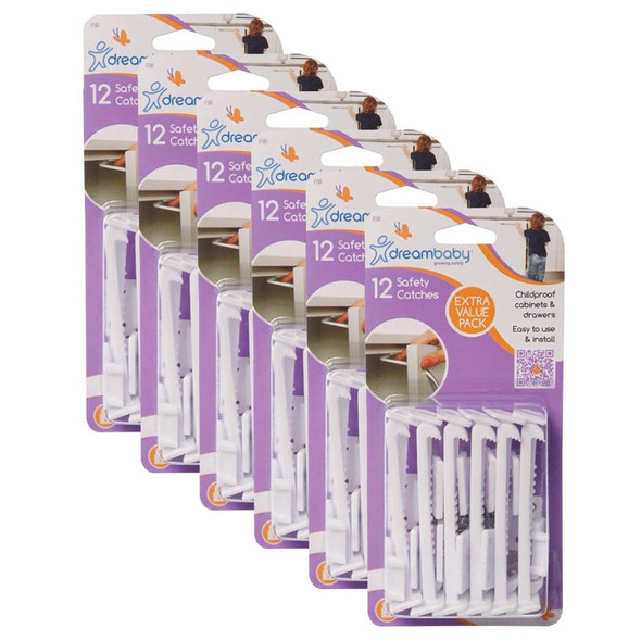 Safety Catches, 12 Per Pack, 6 Packs Safety Catches, 12 Per Pack, 6 Packs