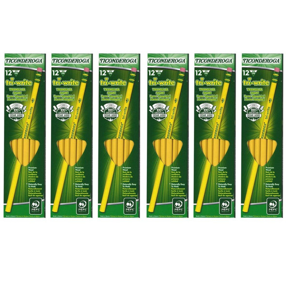 tri-write™ Pencils, 12 Per Pack, 6 Packs tri-write™ Pencils, 12 Per Pack, 6 Packs