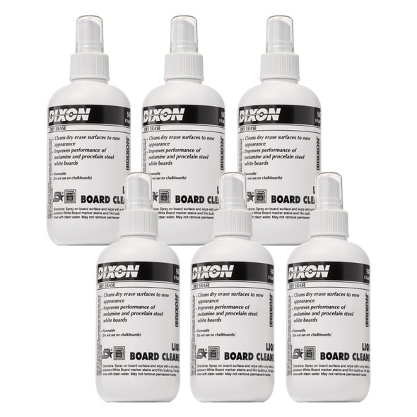 Dry Erase Board Cleaner, Spray Bottle, 8 oz., Pack of 6 Dry Erase Board Cleaner, Spray Bottle, 8 oz., Pack of 6