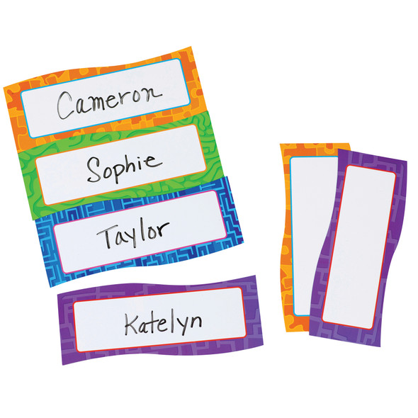 Magnetic Name Plates, 20 Per Pack, 2 Packs