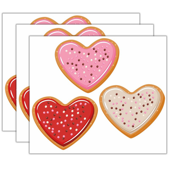 Heart Cookies Paper Cut-Outs, 36 Per Pack, 3 Packs Heart Cookies Paper Cut-Outs, 36 Per Pack, 3 Packs