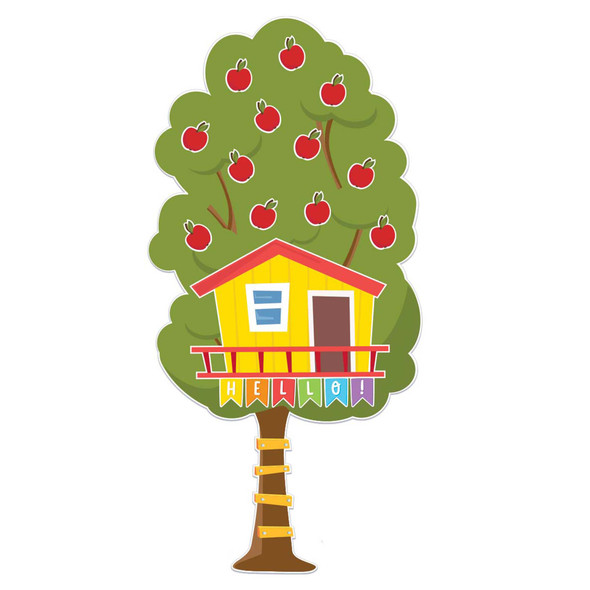 A Teachable Town Large Seasonal Tree House Bulletin Board Set