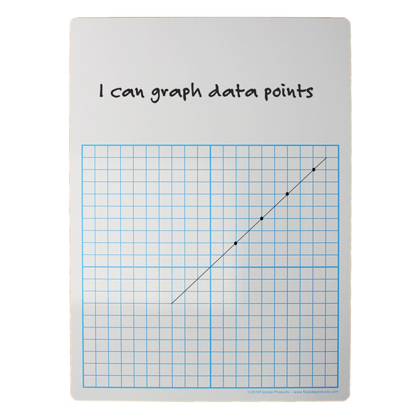 1/2" Graph Dry Erase Board, 11" x 16" Single