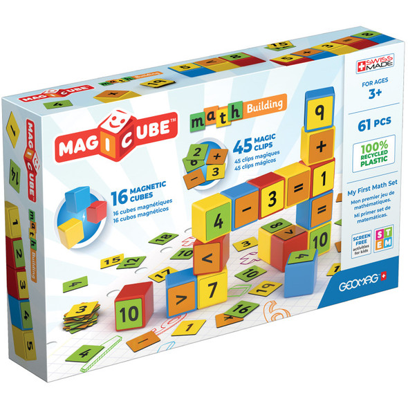 Magicube™ Math Building Set, Recycled, 61 Pieces Magicube™ Math Building Set, Recycled, 61 Pieces