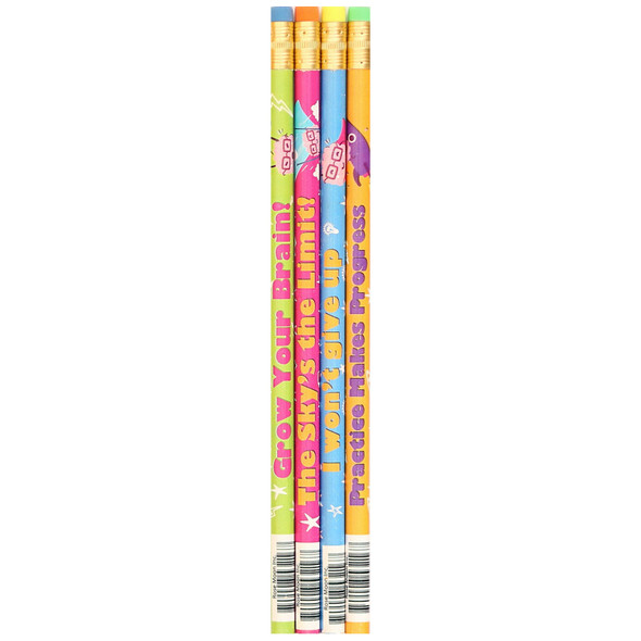 Growth Mindset Pencil Assortment, Pack of 12