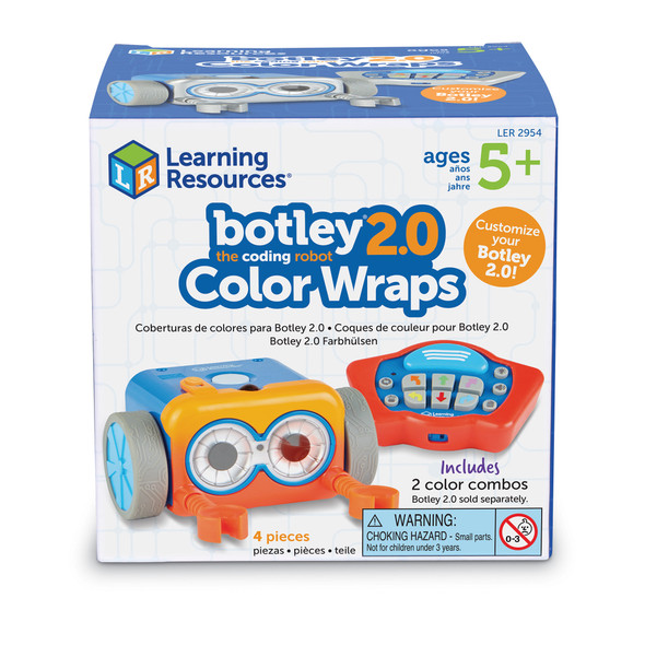 Botley® 2.0 Color Wraps: Red & Silver Pack