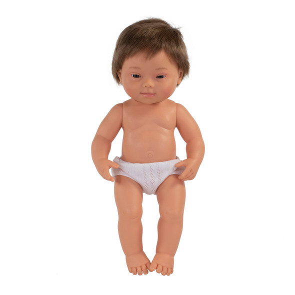 Anatomically Correct 15" Baby Doll, Down Syndrome Boy Anatomically Correct 15" Baby Doll, Down Syndrome Boy