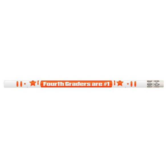 4th Graders Are #1 Motivational Pencils, Pack of 12 4th Graders Are #1 Motivational Pencils, Pack of 12