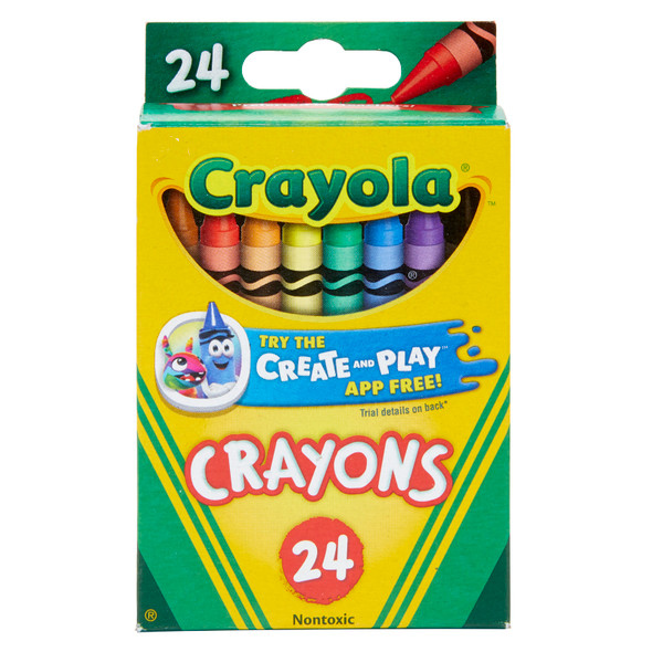 Crayons, Regular Size, 24 Count - BIN3024