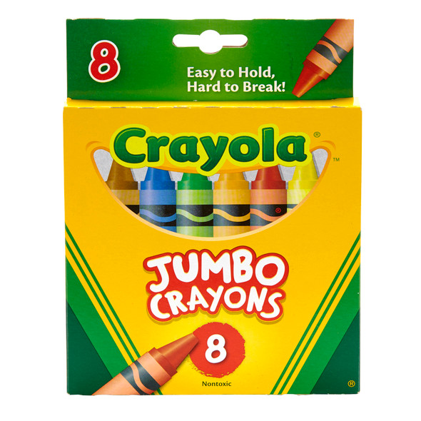 Jumbo Crayons, 8 8 Count
