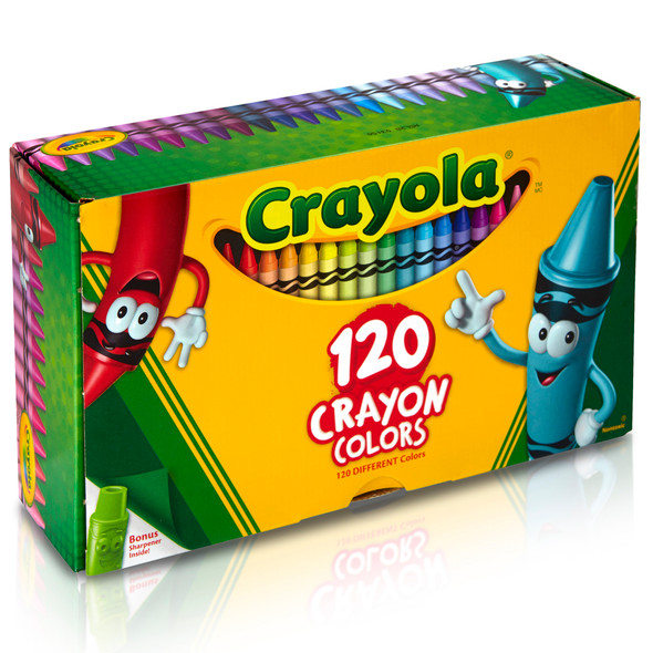Crayola Large Crayons, Tuck Box, 8 Colors Per Box, 12 Boxes