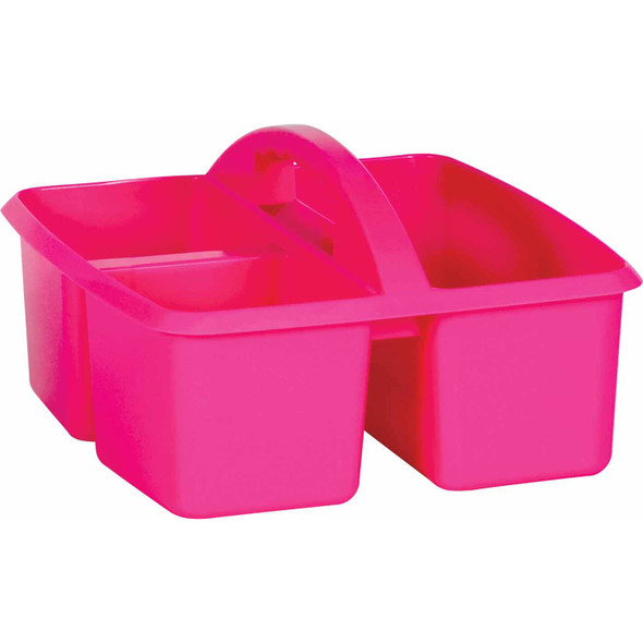Pink Plastic Storage Caddy, Pack of 6 Pink Plastic Storage Caddy, Pack of 6